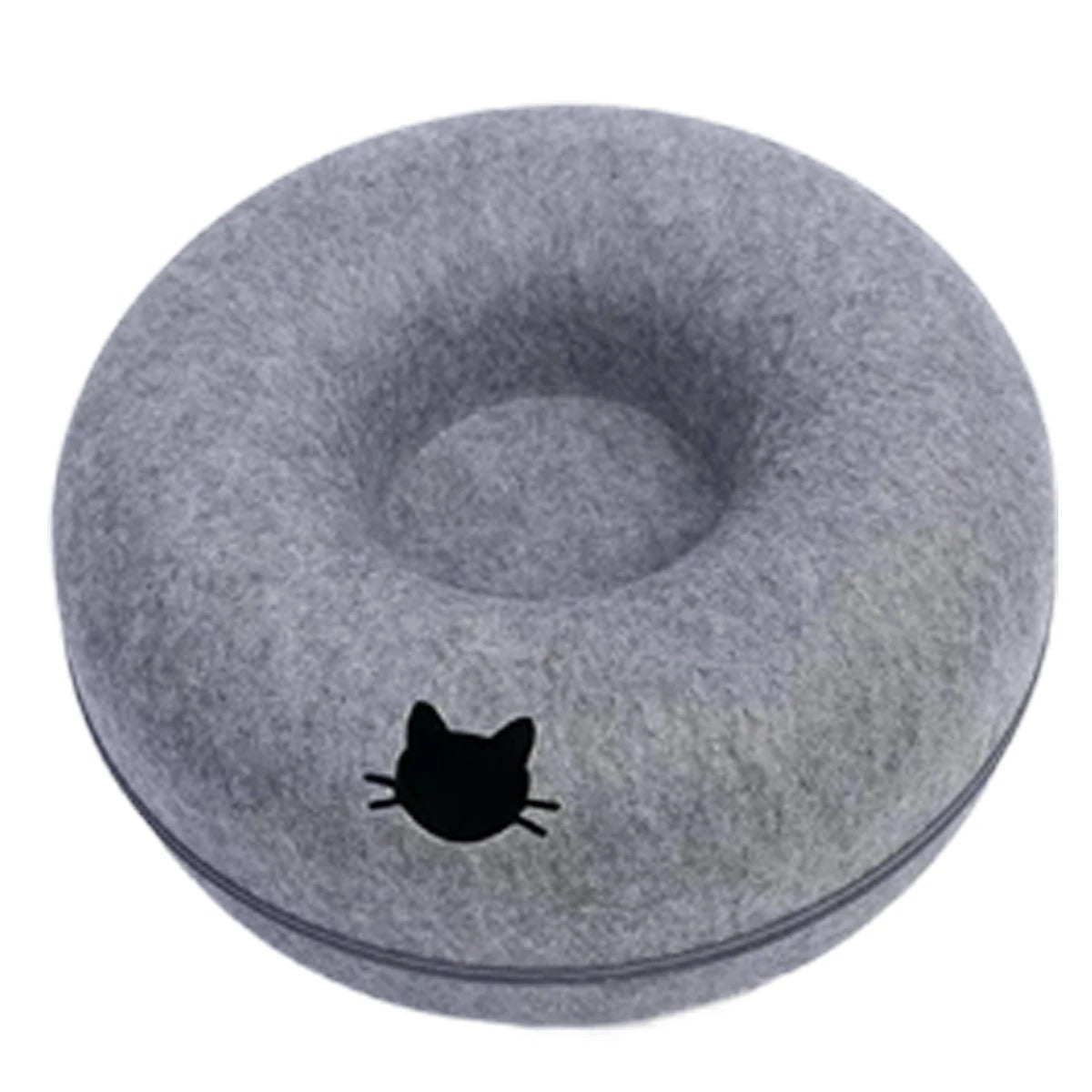 KittyRing™ – Cozy Cat Bed & Play Den in One