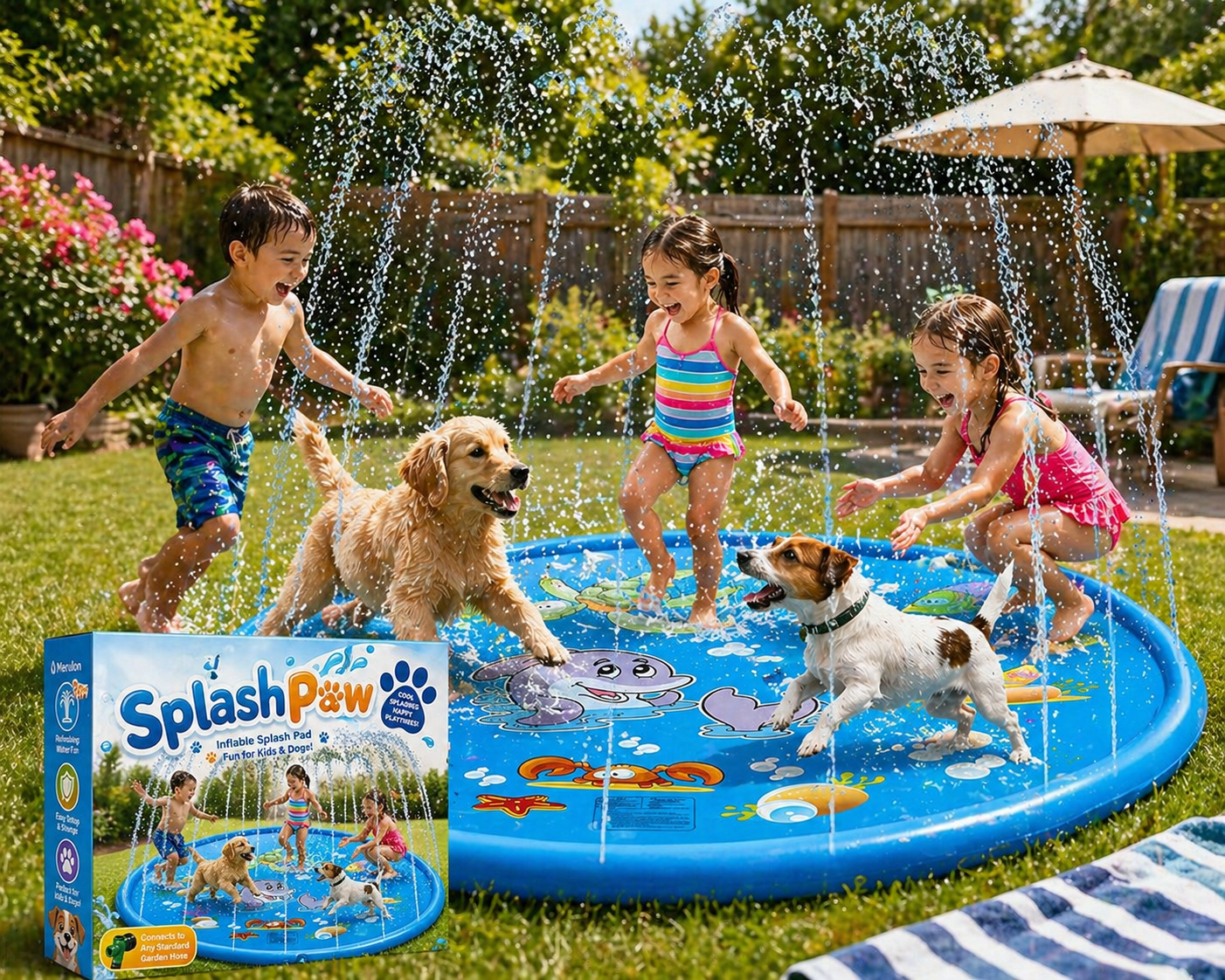SplashPaws™ — The Backyard Upgrade That Pays For Itself All Summer