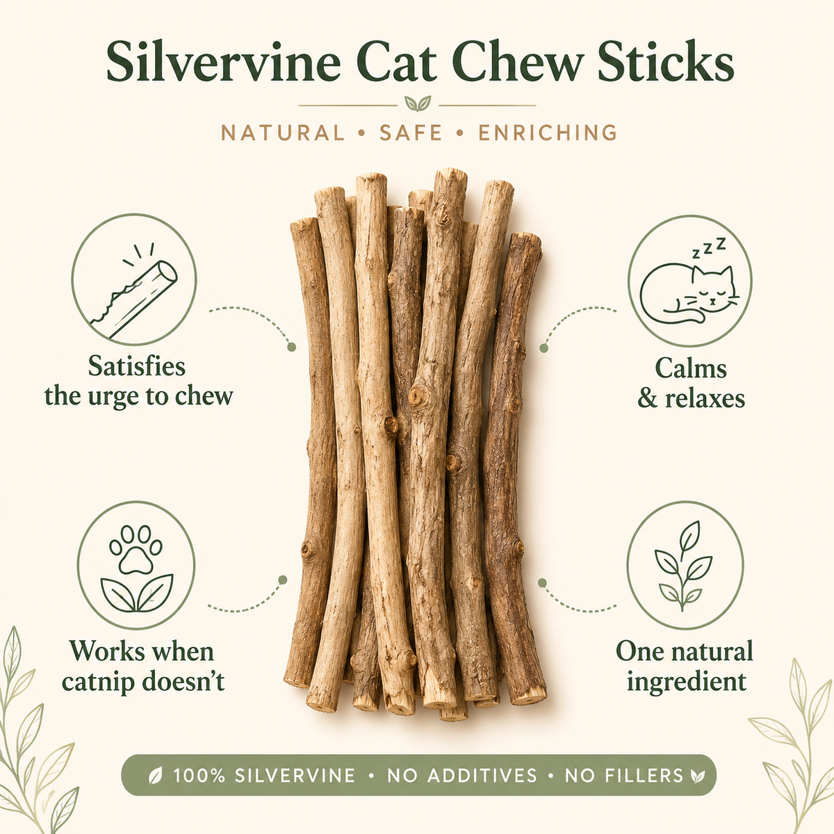BlissVine Calm Chew Sticks