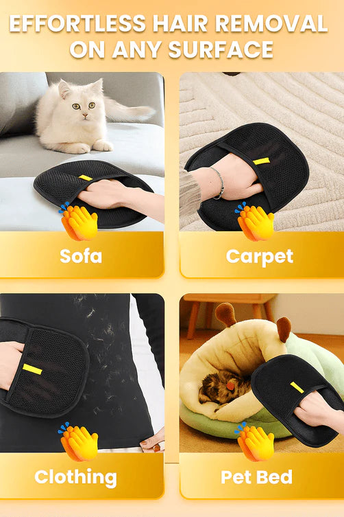 Electro-Static Pet Hair Removal Glove