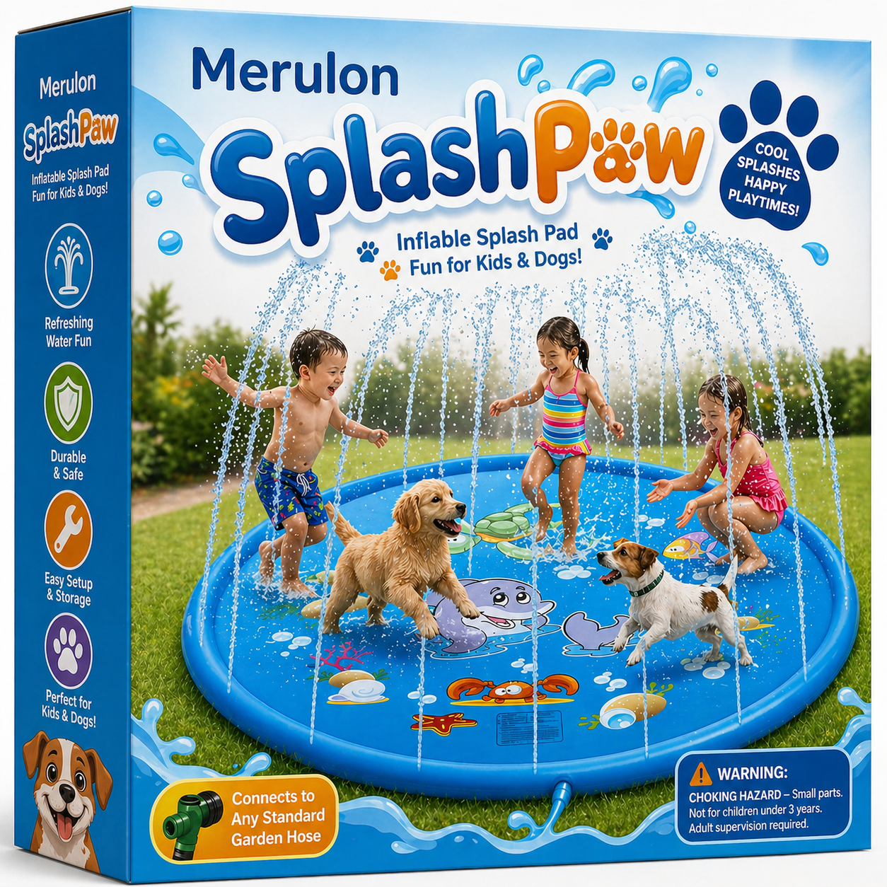 SplashPaws™ — The Backyard Upgrade That Pays For Itself All Summer