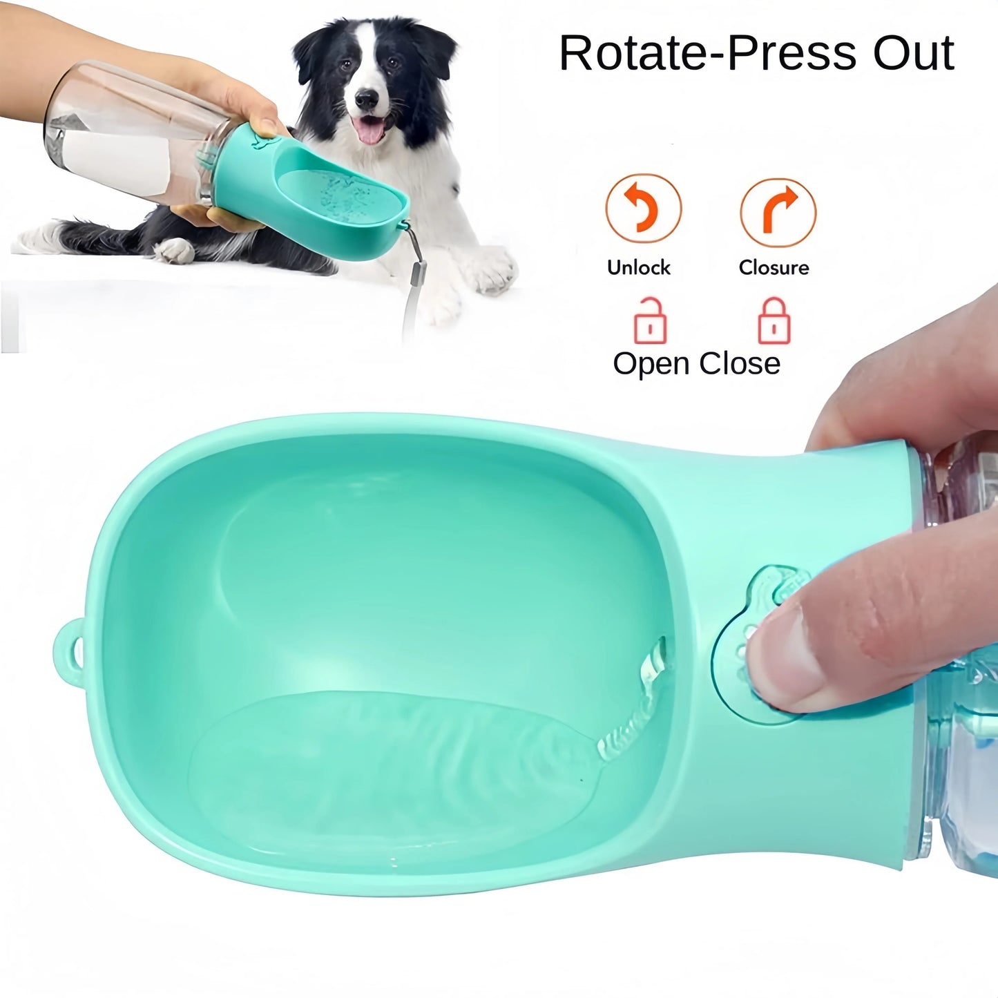 Portable Pet Feeder Bottle