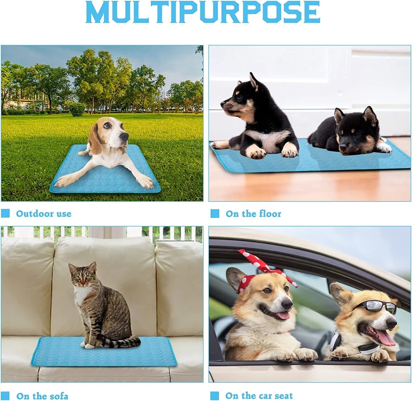 Ice Silk Pet Cooling Mat