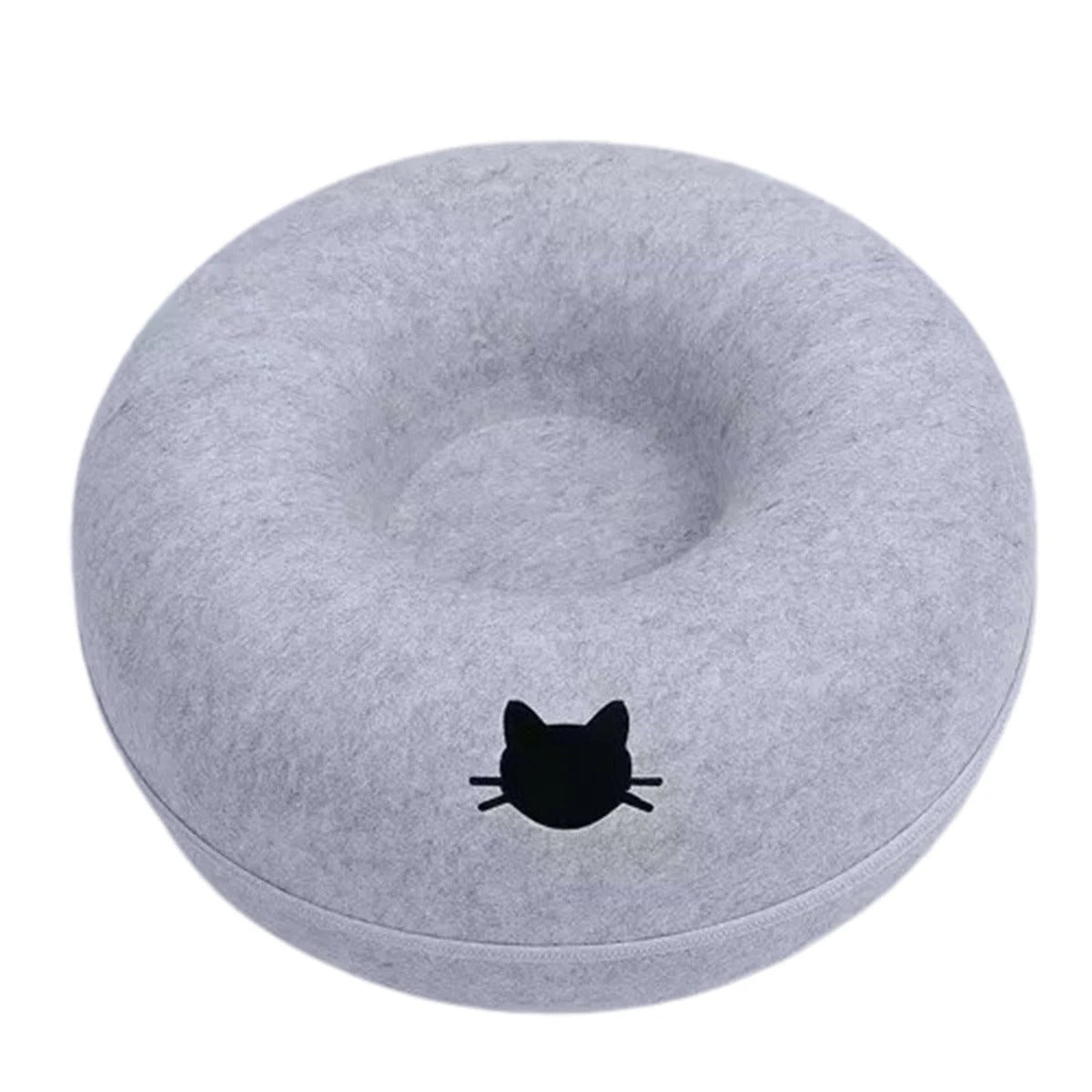 Kitty Ring™ – Cozy Cat Bed & Play Den in One